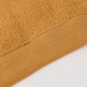 Toalla de baño 400gr Doble rizo ocre 2