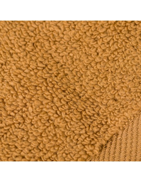Toalla de baño 400gr Doble rizo ocre