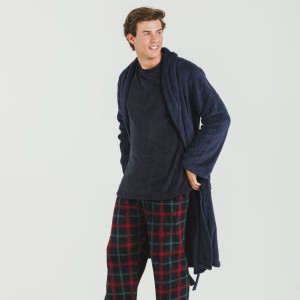 Bata coral hombre lisa 2