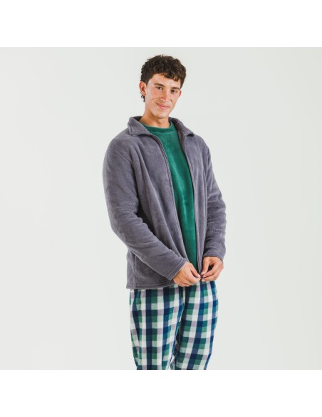 Sudadera coral hombre lisa