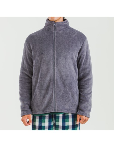 Sudadera coral hombre lisa