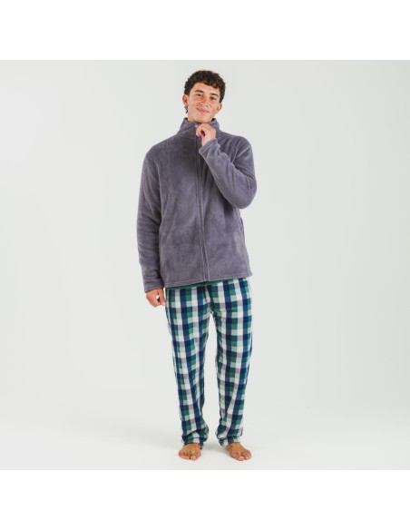 Sudadera coral hombre lisa