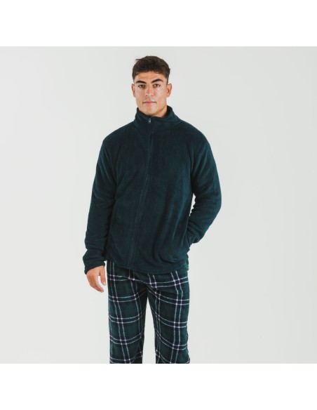 Sudadera coral hombre lisa