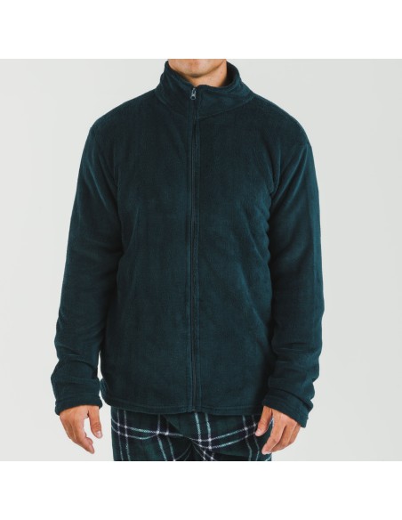 Sudadera coral hombre lisa