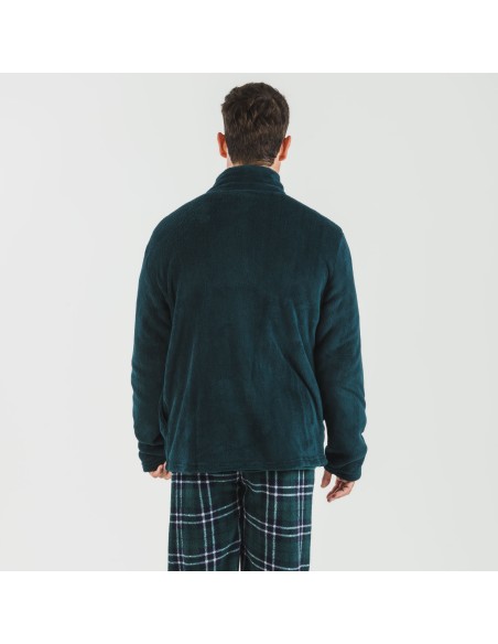 Sudadera coral hombre lisa