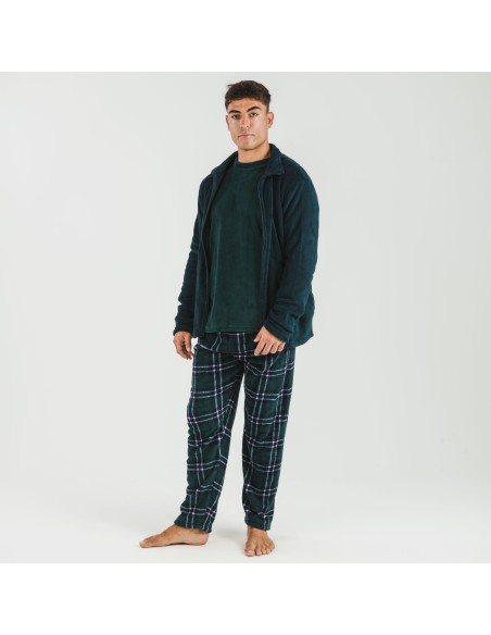 Sudadera coral hombre lisa