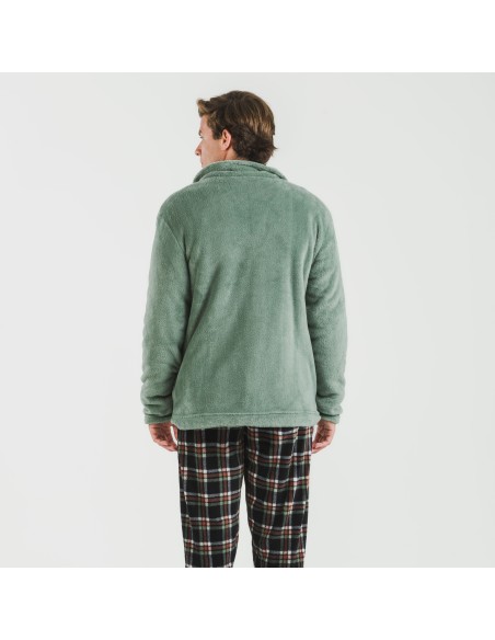 Sudadera coral hombre lisa