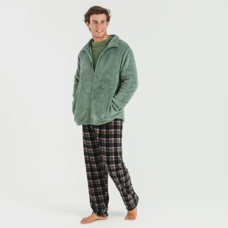 Sudadera coral hombre lisa