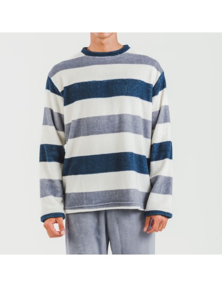 Pijama coral hombre Raya Alejo indigo