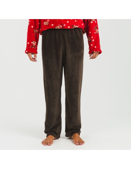 Pijama coral hombre Rodolfo rojo