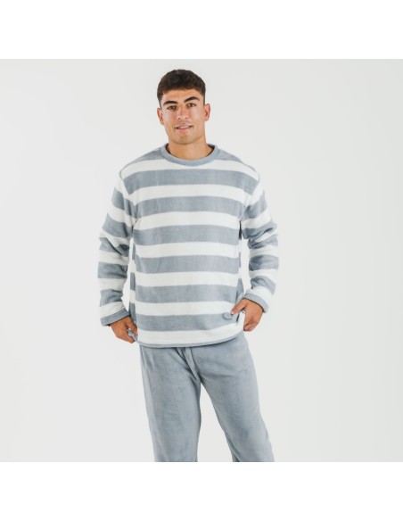 Pijama coral hombre Raya Vinia indigo
