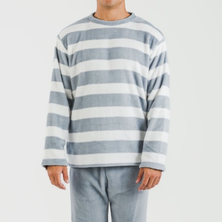 Pijama coral hombre Raya Vinia indigo