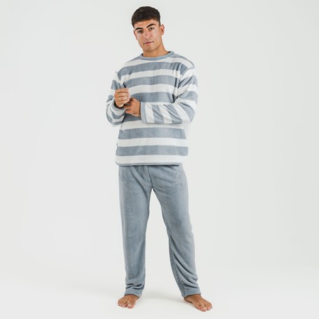 Pijama coral hombre Raya Vinia indigo