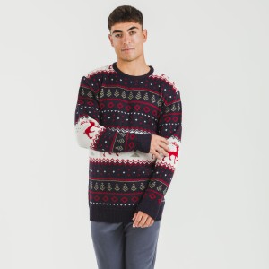 Jersey hombre Kiriko azul marino 2