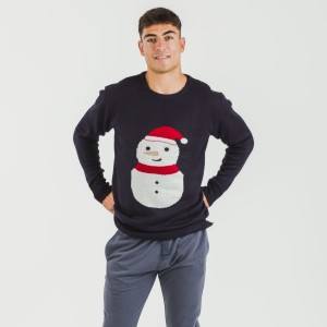 Jersey hombre Snowy azul marino 2