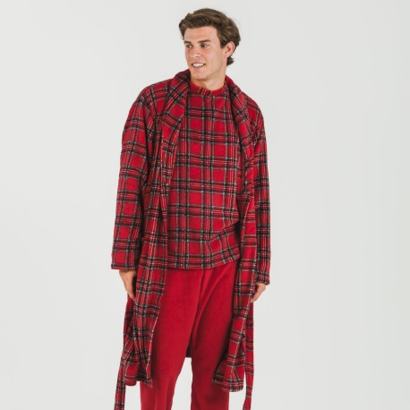 Bata coral hombre Nicolas rojo