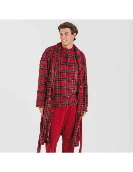 Bata coral hombre Nicolas rojo