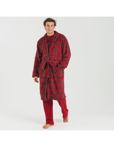 Bata coral hombre Nicolas rojo