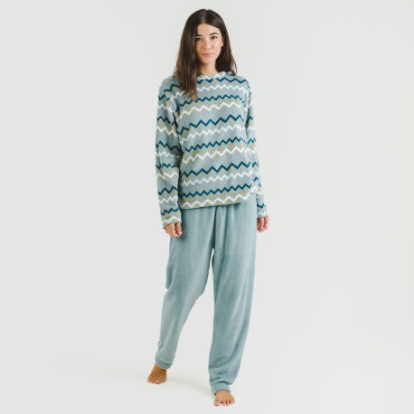 Pijama coral Beraun agua marina