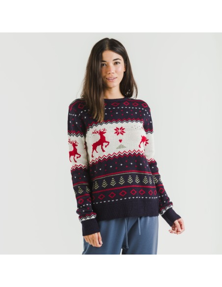 Jersey mujer Kiriko azul marino