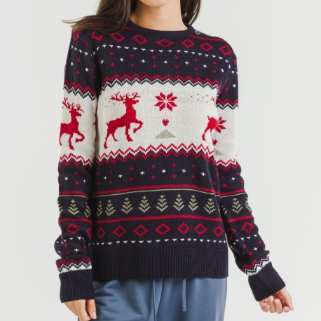 Jersey mujer Kiriko azul marino