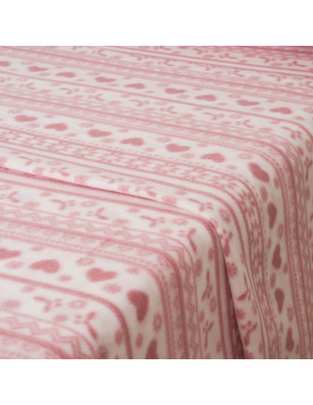 Juego de sábanas pirineo Candy malva