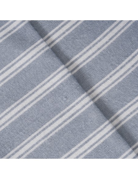 Juego de sábanas franela Raya Marsella indigo