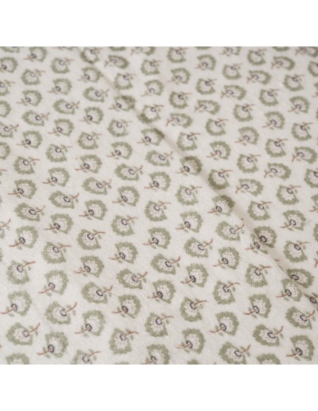 Juego de sábanas franela Diana verde tiffany