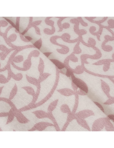 Juego de sábanas franela Meritxell malva