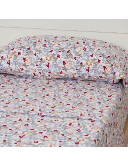 Juego de sábanas franela Viena indigo