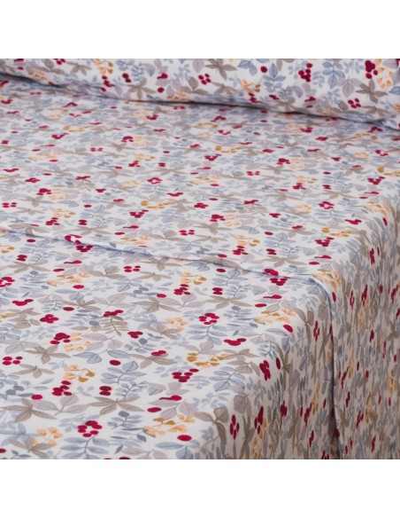 Juego de sábanas franela Viena indigo