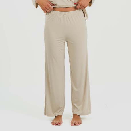 Pijama largo viscosa mujer liso