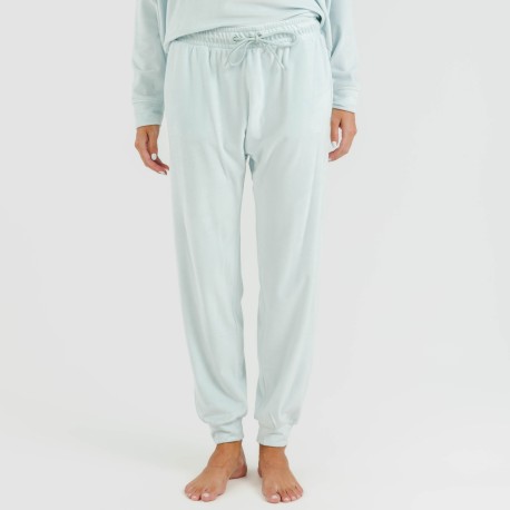 Pijama largo Velvet liso