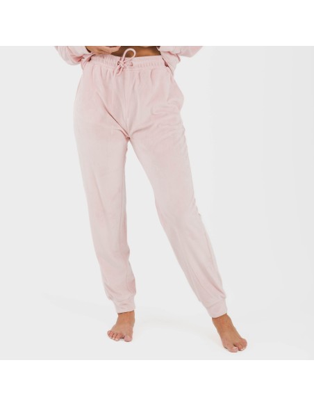 Pijama largo Velvet liso