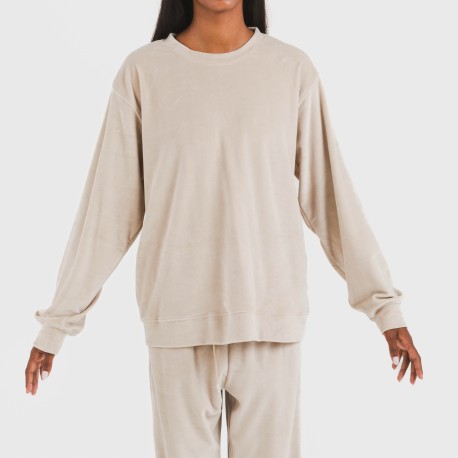 Pijama largo Velvet liso