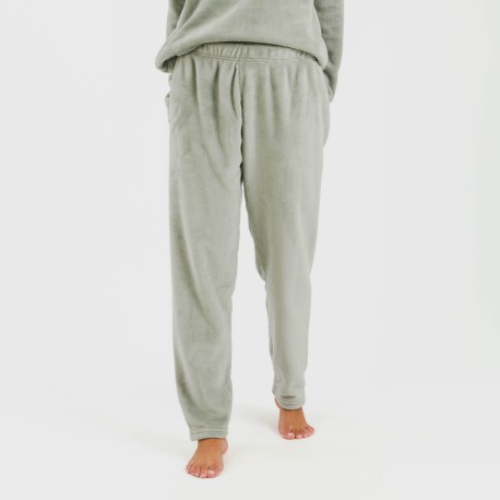 Pijama terciopelo liso