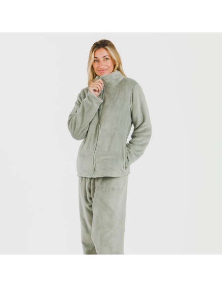 Sudadera terciopelo lisa