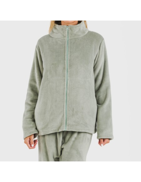 Sudadera terciopelo lisa