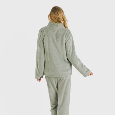 Sudadera terciopelo lisa