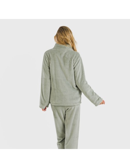 Sudadera terciopelo lisa