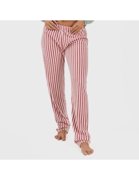 Pijama polar Leto verde tiffany