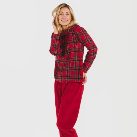 Pijama coral Nicolas rojo