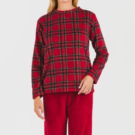 Pijama coral Nicolas rojo