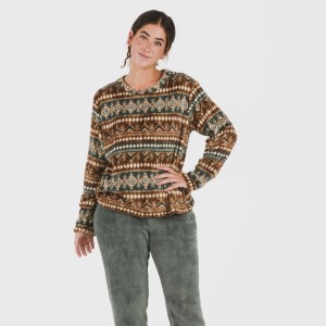 Pijama coral Rosana verde frances