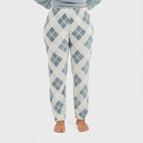 Pijama coral Cuadro Guima indigo