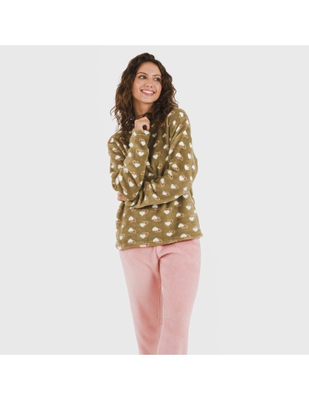 Pijama coral Estelle rosa