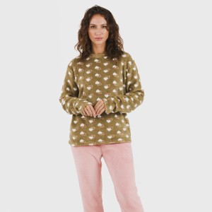 Pijama coral Estelle rosa 2