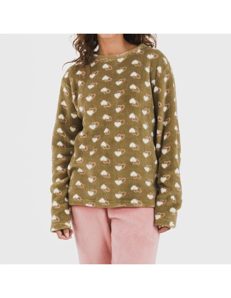 Pijama coral Estelle rosa