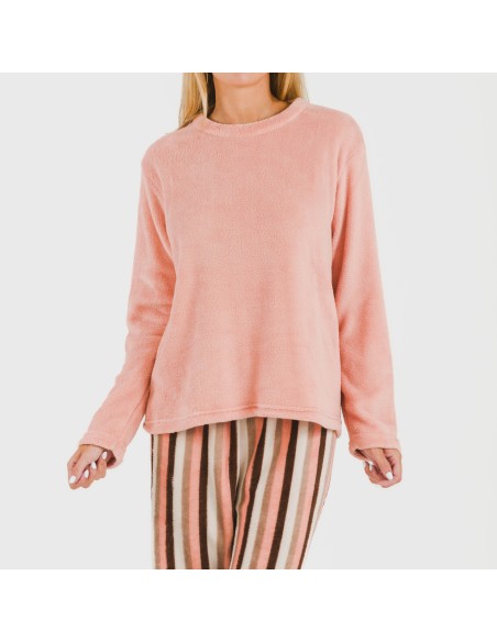 Pijama coral Raya Norma melocoton