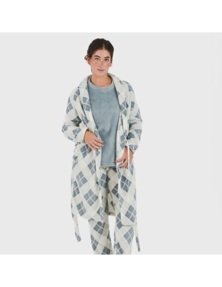 Bata coral Cuadro Guima indigo